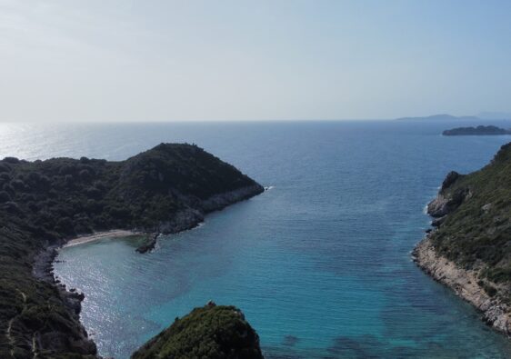 Porto Timoni Beach from the drone