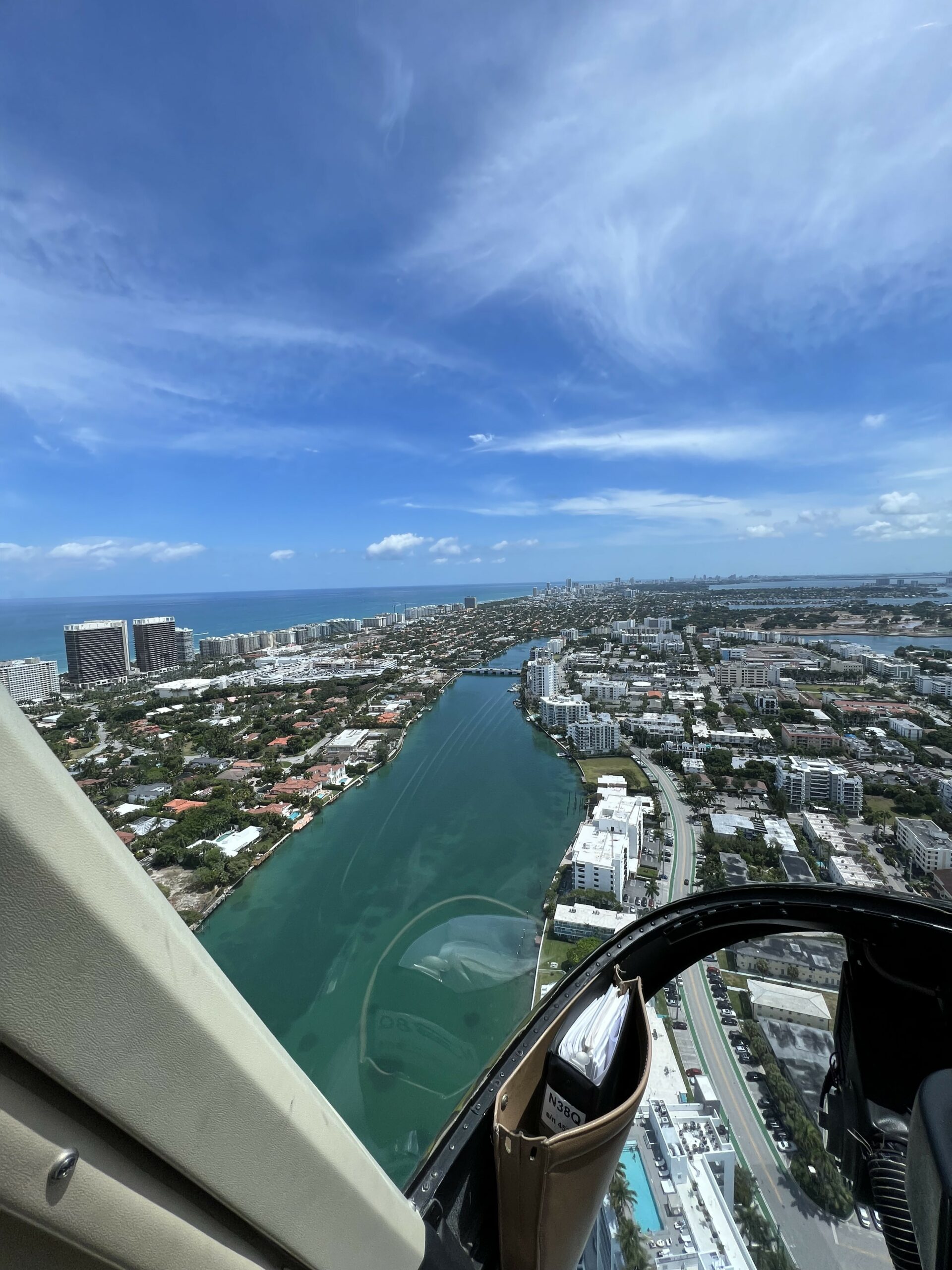 Miami from a helicopter