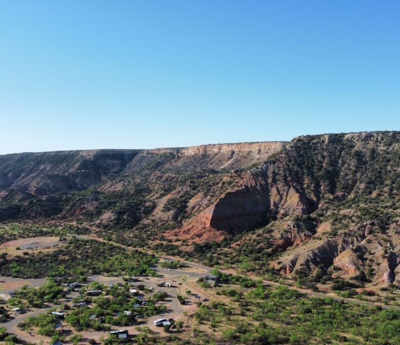 Palo Duro Canyon - Drone view